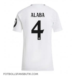 Real Madrid David Alaba #4 Replika Hemmatröja Damer 2024-25 Kortärmad